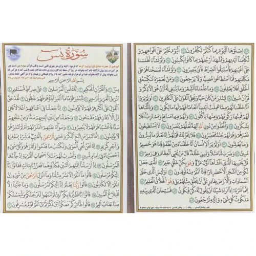 سوره یس کد1 بسته 20 عددی